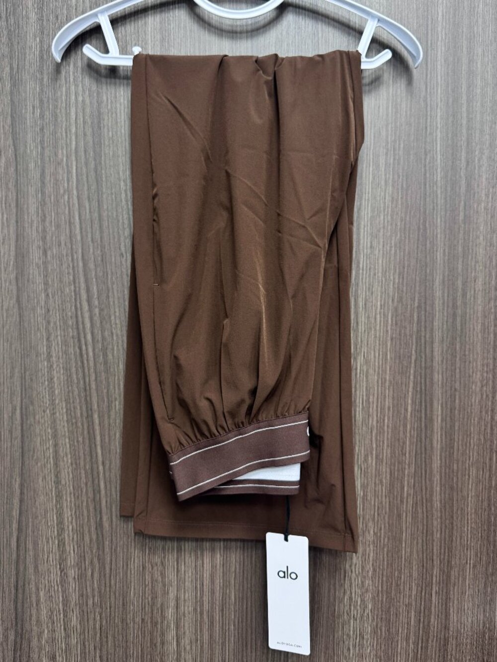 🟤NWT ALO Yoga Coffee Brown Women's Suit Up Pants(Regular 30 inches) - Picture 2 of 7